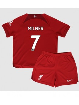 Liverpool James Milner #7 Heimtrikotsatz für Kinder 2022-23 Kurzarm (+ Kurze Hosen)